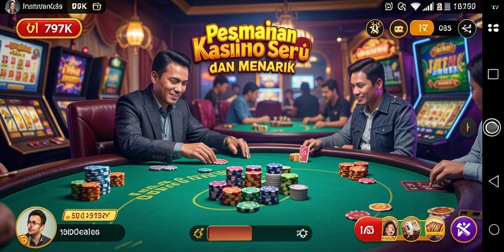 Tampilan gameplay kasino yang menarik dan seru dalam 797K.