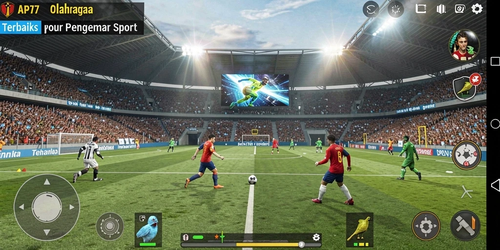 Tampilan gameplay API77 dengan aksi olahraga yang seru dan mendebarkan.