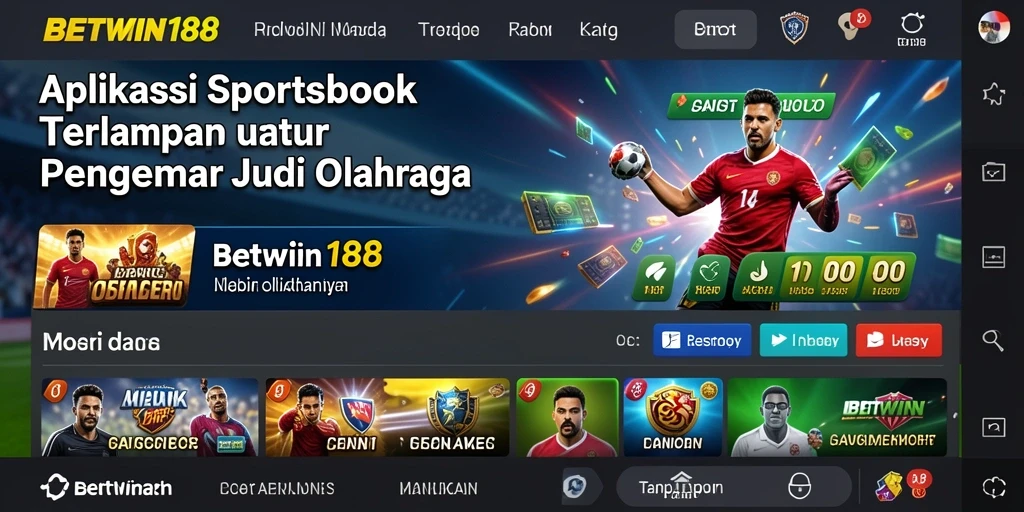 Tampilan menarik gameplay taruhan di BETWIN188.