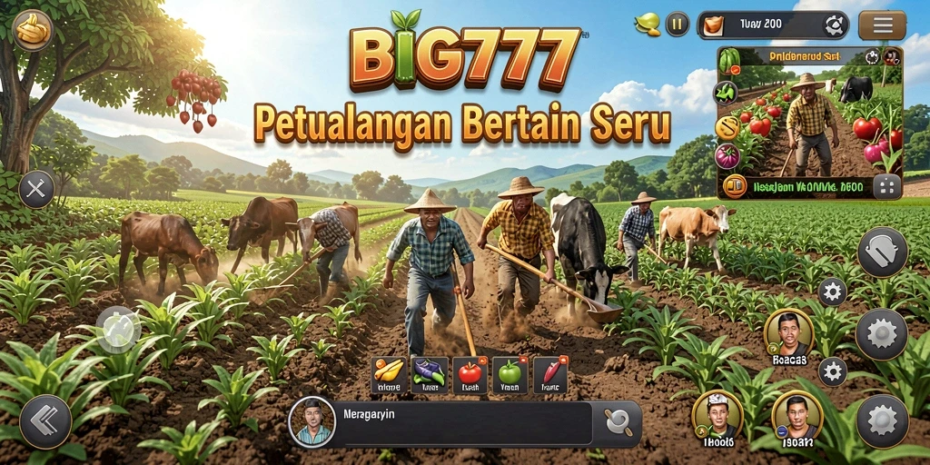 Gameplay seru di BIG777 dengan elemen pertanian yang menarik.