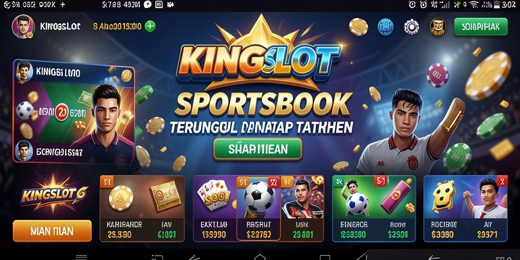 Tampilan gameplay menarik dari KINGSLOT yang menunjukkan taruhan olahraga.