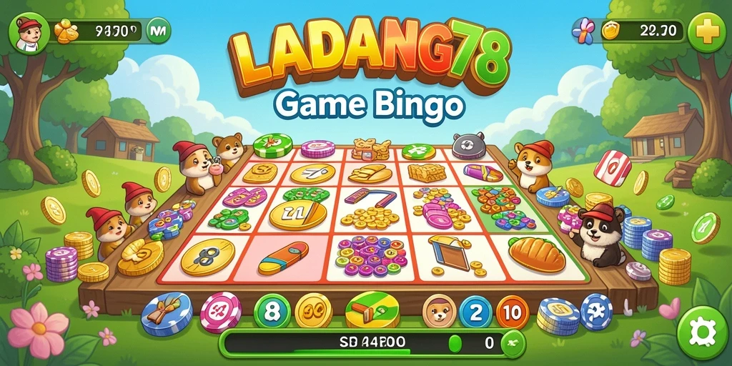 Tampilan gameplay Bingo yang menarik dan seru.