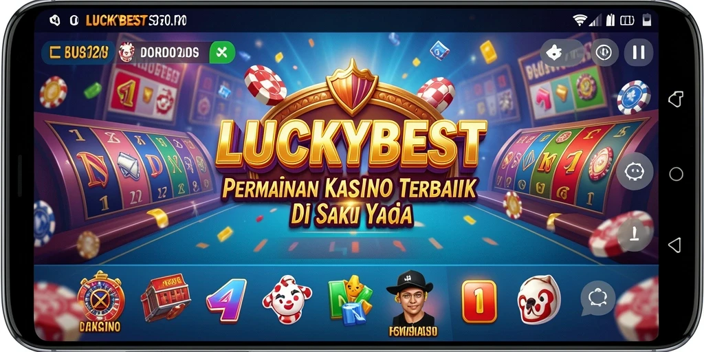 Tampilan permainan kasino yang mengasyikkan di LUCKYBEST.