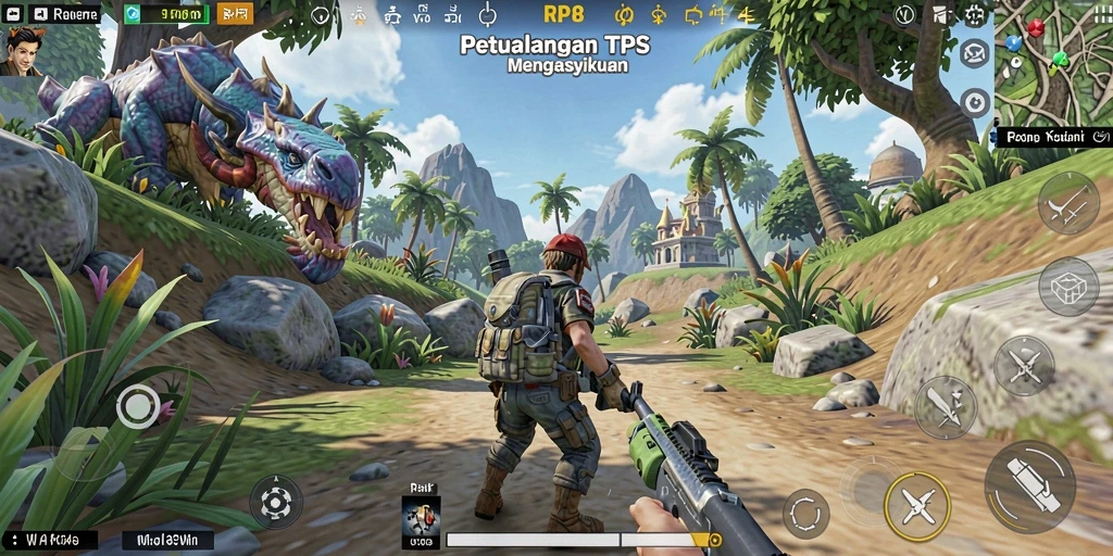 Tampilan gameplay RP8 yang menarik dan penuh aksi.