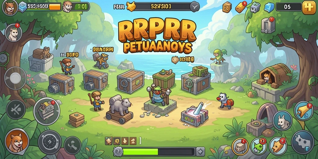 Screenshot RPRR menampilkan gameplay santai yang menarik.