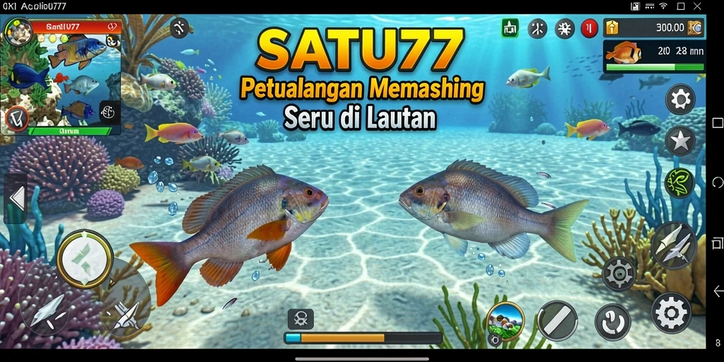Tangkapan ikan yang mengagumkan dalam SATU77.