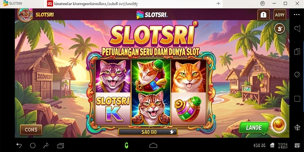 Tampilan menarik dari gameplay SLOTSRI yang menampilkan pengalaman petualangan.